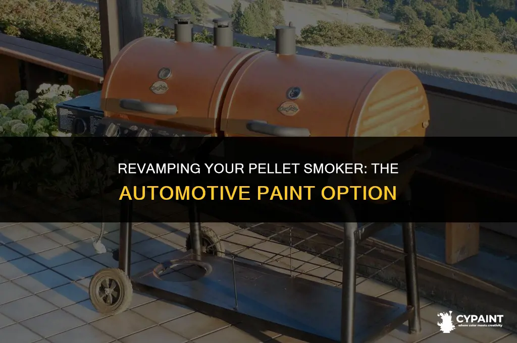 can a pellet smoker be painted automotive paint