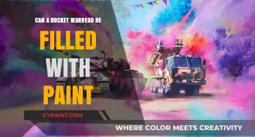 Exploring the Possibilities: Paint as a Rocket Warhead Filler