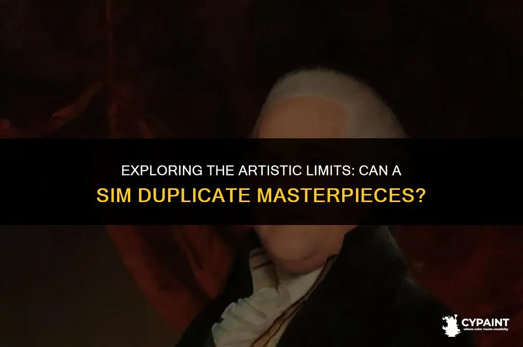 can a sim paint the same painting twice