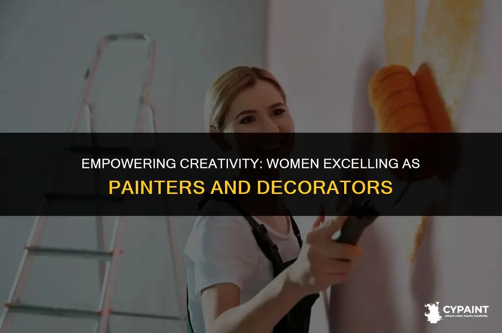 can a woman be a painter and decorator