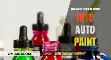 Exploring the Compatibility of Acrylic Ink and Auto Paint