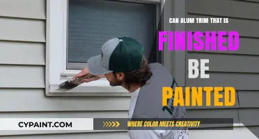 Revamping Your Home: Can Finished Alum Trim Be Painted?