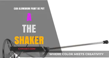 Exploring the Possibilities: Can Aluminum Paint Be Used in a Shaker?