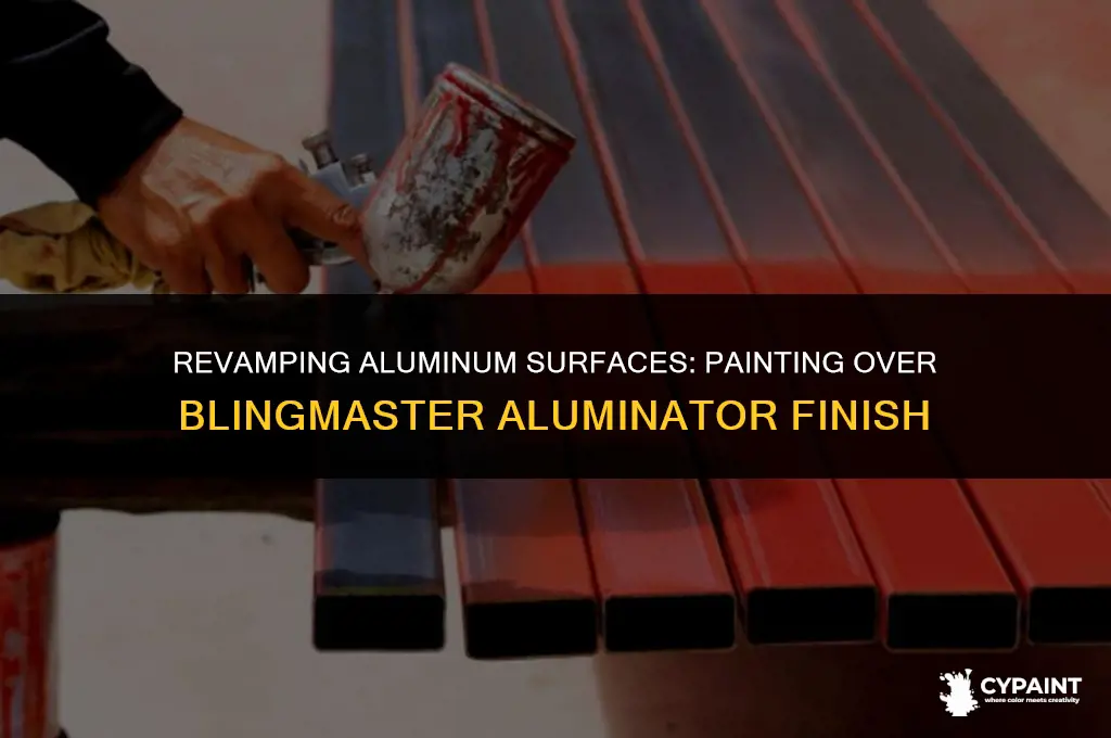 can aluminum polished with blingmaster aluminator be painted