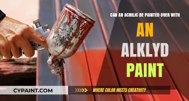 Painting Over Acrylic: Can Alkyd Paint Be Successfully Applied?