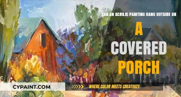 Can Acrylic Paintings Withstand Outdoor Conditions on Covered Porches?