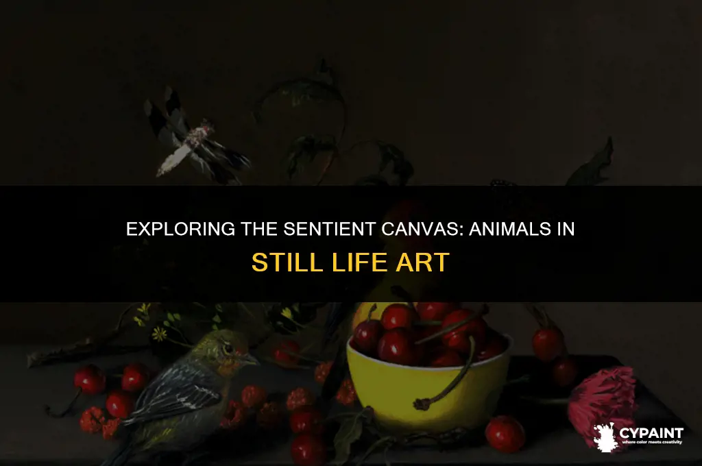 can animals be subjects for still life painting