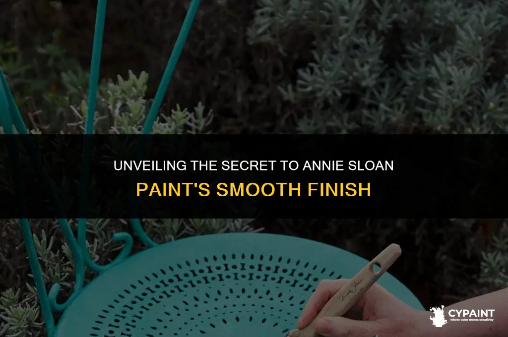 can annie sloan paints have a smooth finish