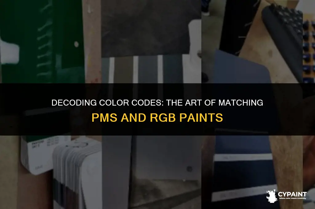 can anyone match paint from pms or rgb