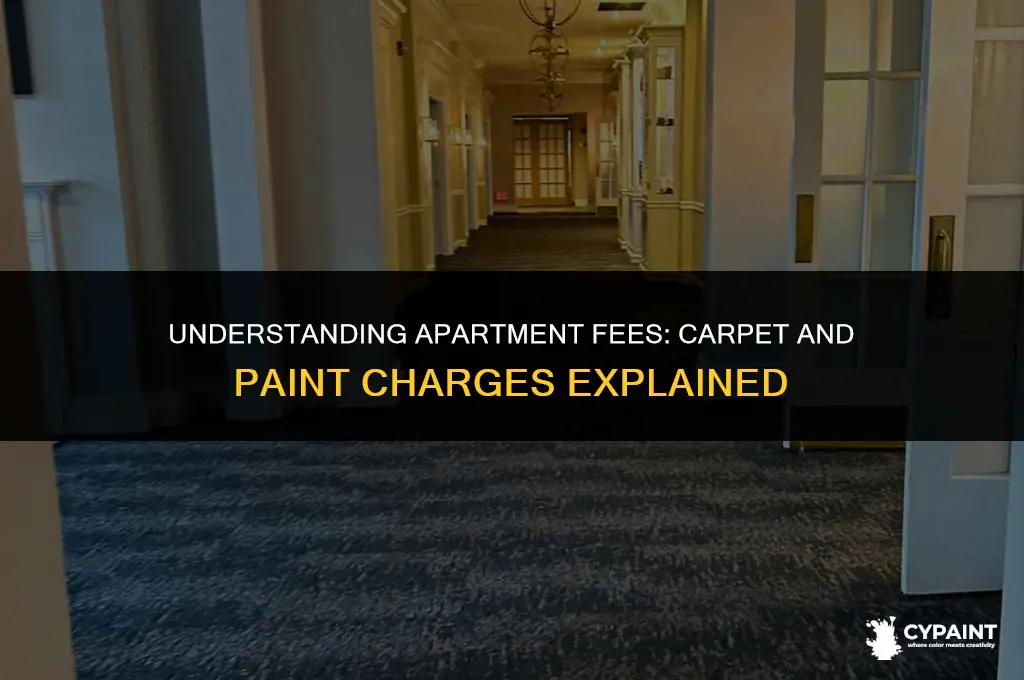 can apartment charge me for capret and paint