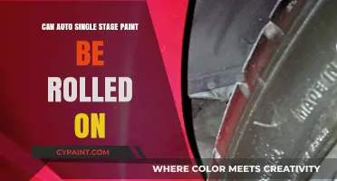 Exploring the Application of Auto Single Stage Paint: Can It Be Rolled On?