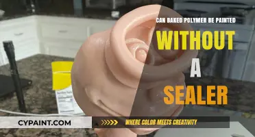 Exploring the Possibilities: Painting Baked Polymer Without a Sealer