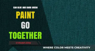 Harmonizing Hues: The Art of Pairing Blue and Dark Green Paints