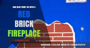Blue Paint and Red Brick: A Match Made in Heaven?