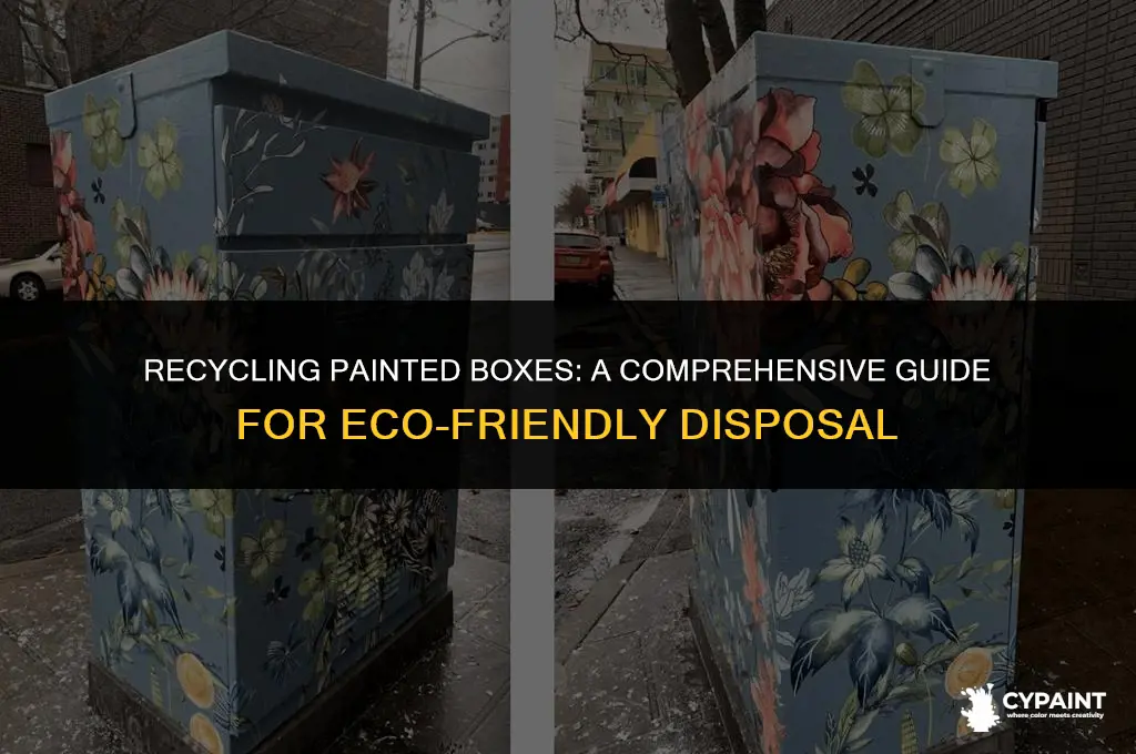 can boxes with paint on them be recycled