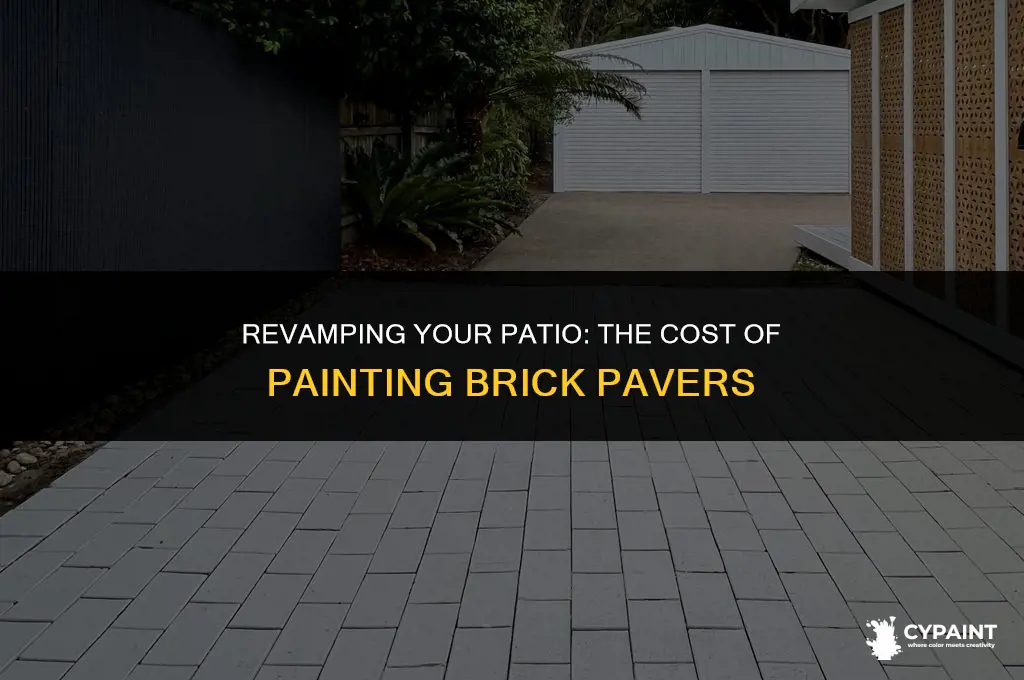 can brick pavers be painted at what cost