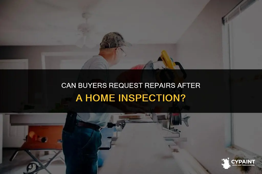 can buyers ask for painting after home inspection