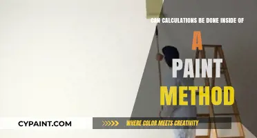 Calculations in Paint: Can It Be Done?