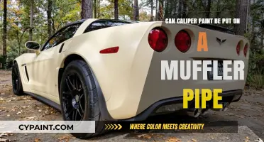 Caliper Paint on a Muffler Pipe: A Good Idea?