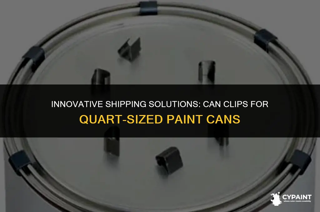 can clips to ship quart sized paint cans