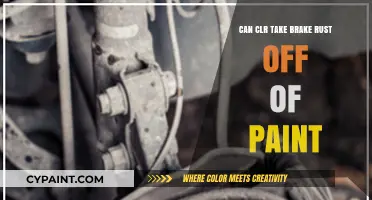 CLR's Rust-Busting Power: Can It Remove Brake Rust from Paint?