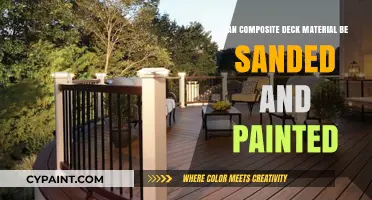 Revamping Your Outdoor Space: Sanding and Painting Composite Decks