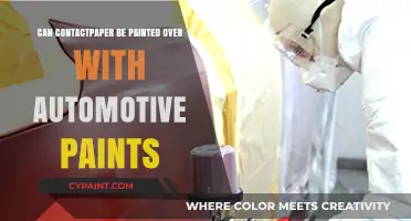 Revamping Your Ride: Can Contact Paper Be Painted Over with Automotive Paints?