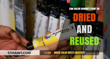 Reviving Creativity: The Art of Reusing Daler-Rowney Paint