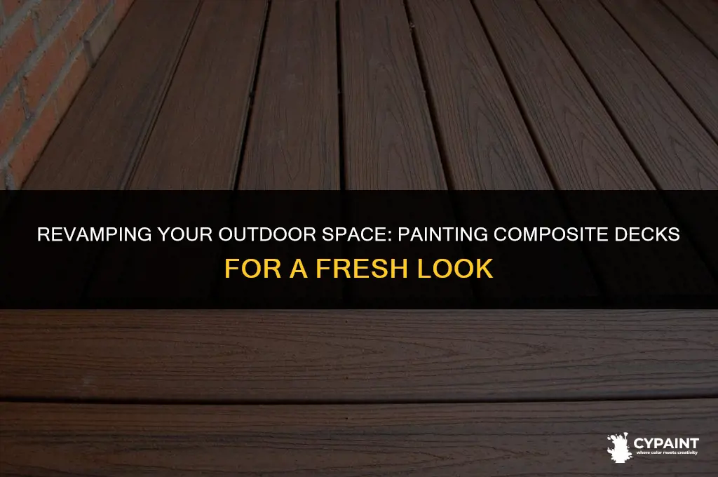 can decks made of composite material be painted