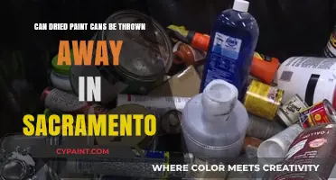 Sacramento Disposal Guide: Dried Paint Cans