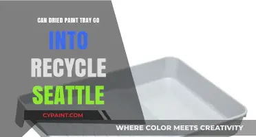 Seattle Recycling Guide: Can Dried Paint Trays Be Recycled?