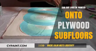 Revamping Plywood Subfloors: The Drywall Compound Painting Technique