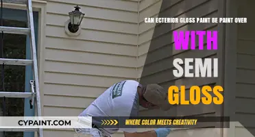 Can Exterior Gloss Paint Be Painted Over with Semi-Gloss?