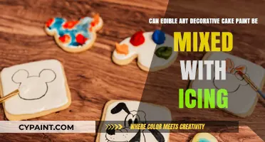 Mixing Edible Art Decorative Cake Paint with Icing: Tips and Tricks