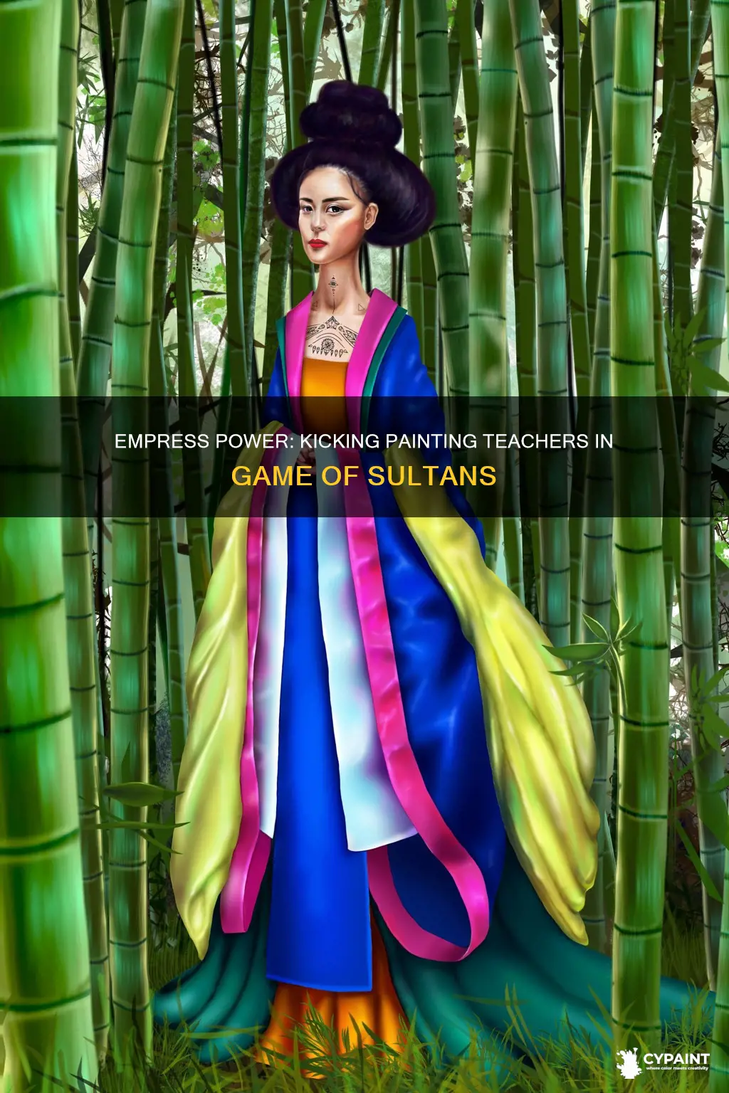 can empress kick painting teacher in game of sultans