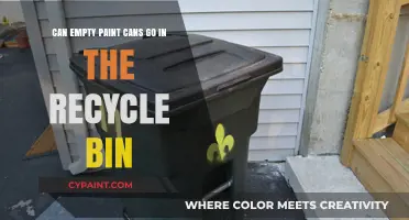 Empty Paint Cans: To Recycle or Not?