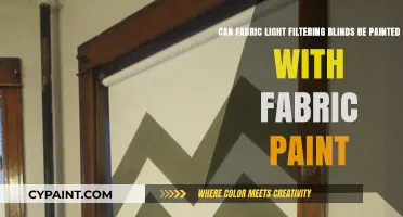 Painting Fabric Light Filtering Blinds: A Creative DIY Guide with Fabric Paint