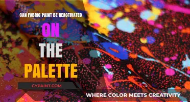 Reviving Creativity: Can Fabric Paint Be Reactivated on the Palette?