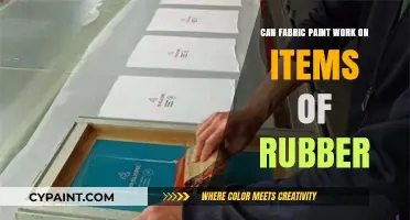 Exploring the Versatility of Fabric Paint on Rubber Items