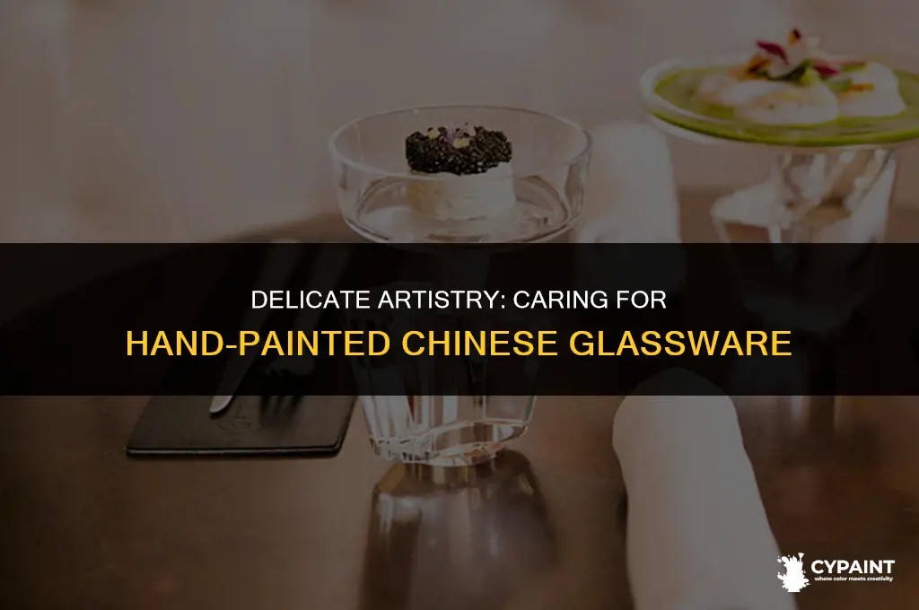can hand painted glass from china be washed