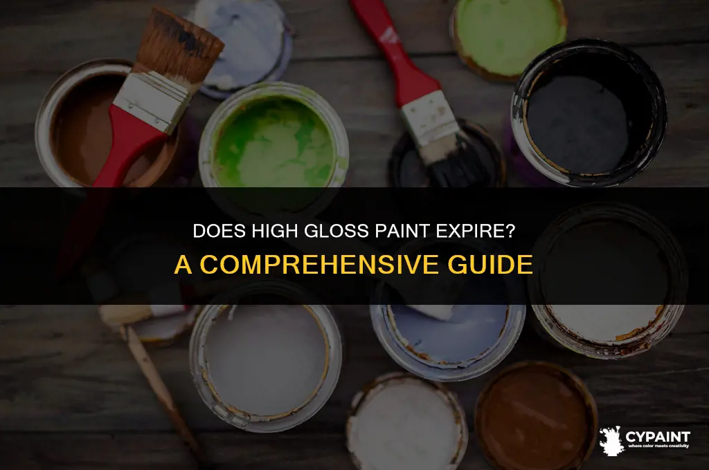 can high gloss paint go bad and s
