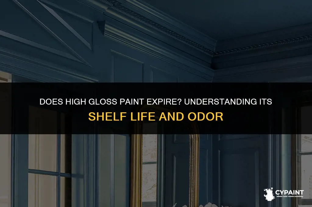can high gloss paint go bad and smell