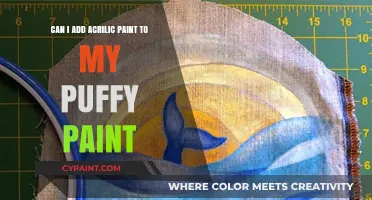 Combining Acrylic and Puffy Paint: A Creative Adventure