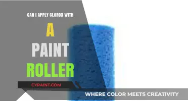 Efficient Disinfection: Using a Paint Roller for Clorox Application