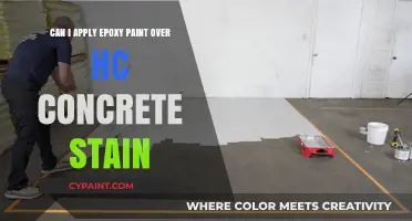 How to Apply Epoxy Paint Over Stained Concrete