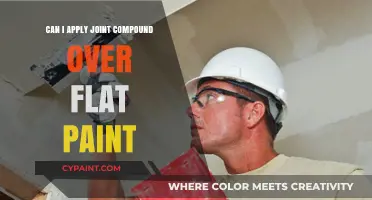 Smooth Finish: Applying Joint Compound Over Flat Paint
