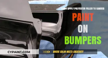 Polyester Filler on Sanded Paint: Repairing Bumpers Effectively