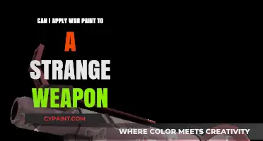 Applying War Paint to Exotic Weapons