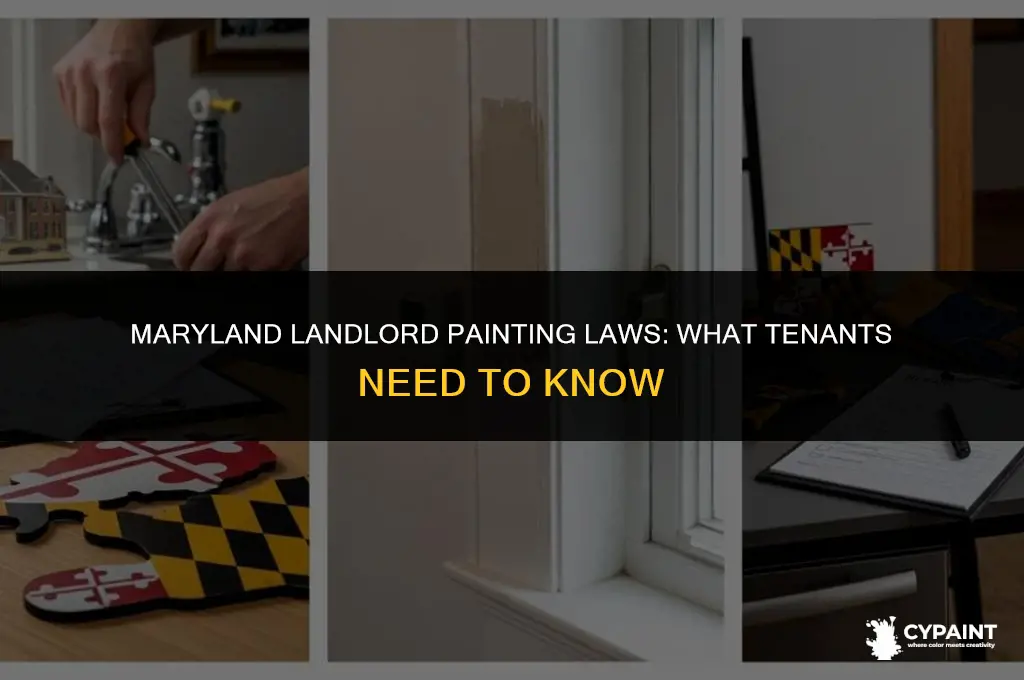can i be charged for landlord painting maryland