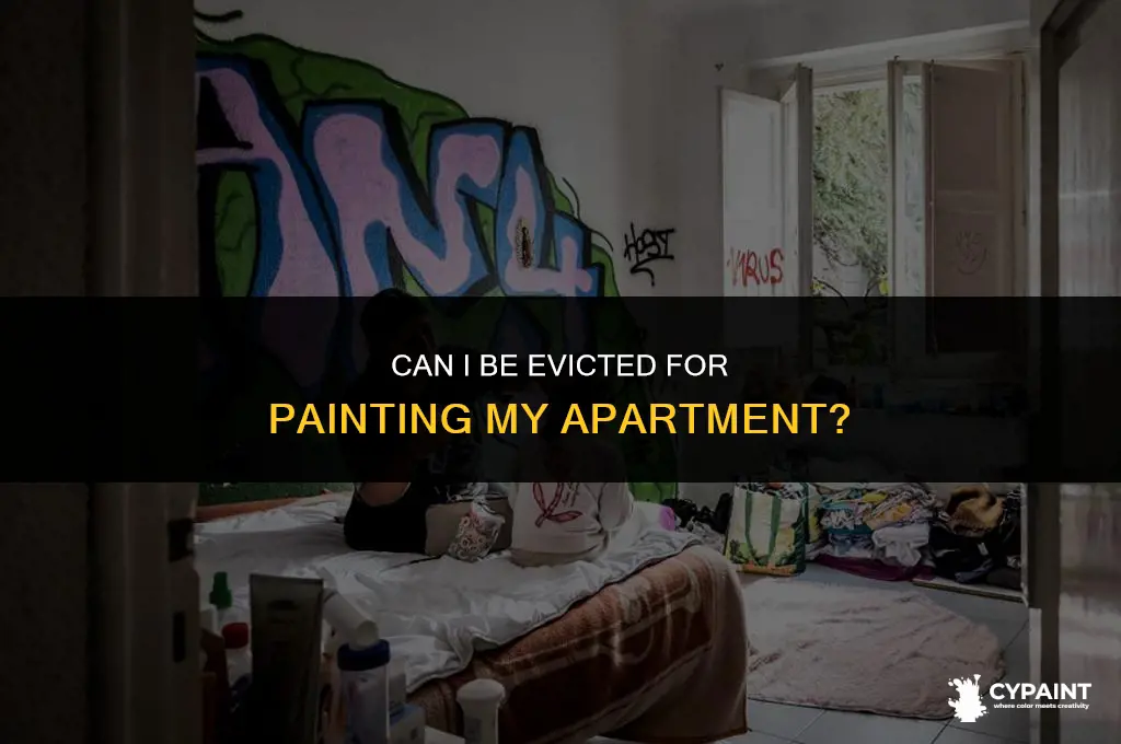 can i be evicted for painting my apartment
